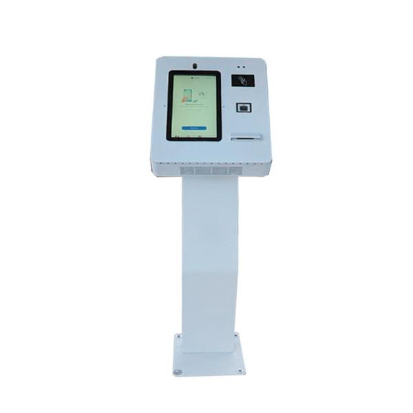 15.6 Inch Vertical Outdoor Standing Label Printing  Self Service Kiosk