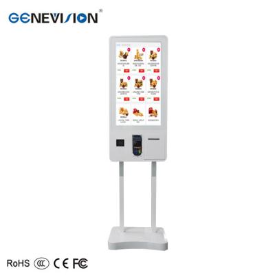 China 32 Zoll-Selbstservice-Touch Screen Zahlungs-Kiosk-Thermal-Drucker Bill-Akzeptant Positions-System-Einrichtungsmaschine zu verkaufen