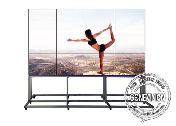 3.5mm Narrow Bezel Free Standing Digital Signage Full HD 1080i/1080P 50/60Hz