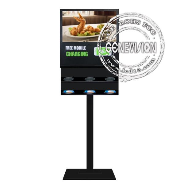 Shenzhen factory price wall mounted Wifi Digital Signage 21.5inch Stand Alone Version Cell Phone Charging Station