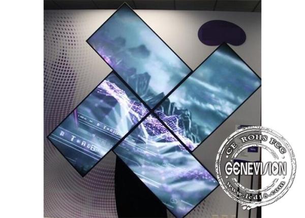 Dissymmetry Seamless LED Video Wall 43-65 Inch Android Wifi Security LCD Monitor