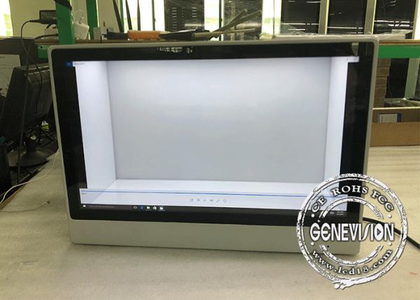 Interactive Touch Screen Transparent Lcd Showcase 21.5 Inch With Windows / WIFI