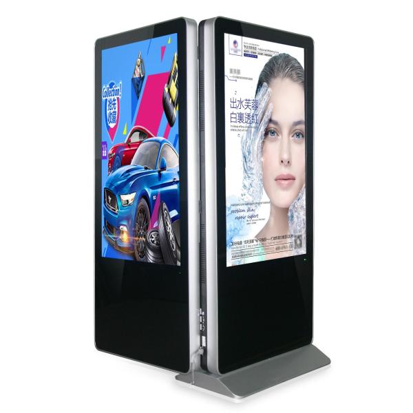 Indoor Double Side Kiosk Digital Signage Lcd Screen 55'' For Shopping Mall Advertising