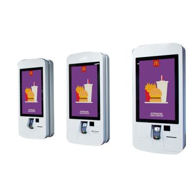 China Advertising Display Wifi Digital Signage Restaurant Ordering Machine POS System for sale