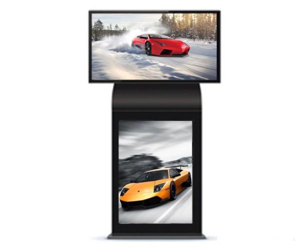 Android HD Wifi Digital Signage Touch Screen Monitor Player 18.5'' Up 10.1'' Down