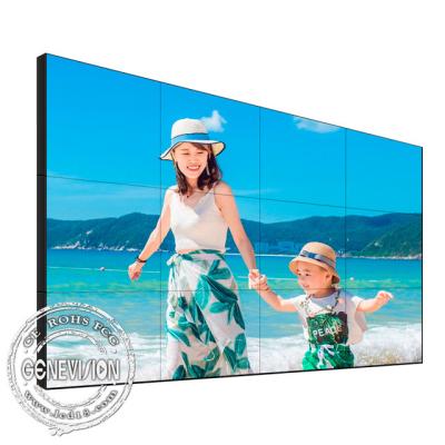 중국 데이지 화환 와이파이 LCD 디스플레이 55 인치 이음새가 없는 0.88mm 좁은 날의 사면 LG 본래 영상 벽 판매용
