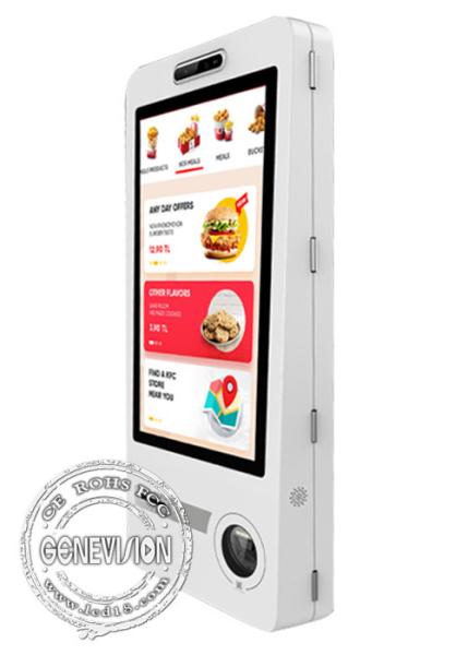 Restaurant WIFI Android Digital Signage 32 Inch Wall Mountable Food Ordering Machine