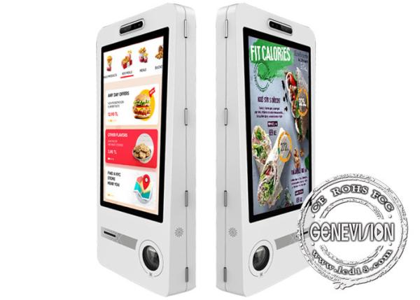 Restaurant WIFI Android Digital Signage 32 Inch Wall Mountable Food Ordering Machine