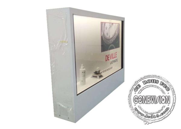 FHD Android Transparent LCD Showcase For Advertising Exhibition