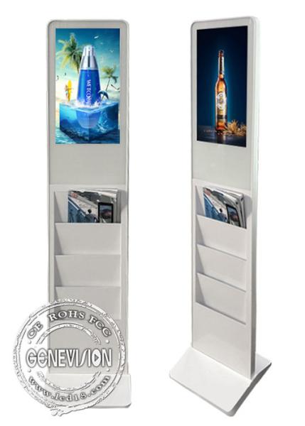 Lobby Floor Standing Digital Signage 1080 HD Andriod Mainboard Advertising Machine