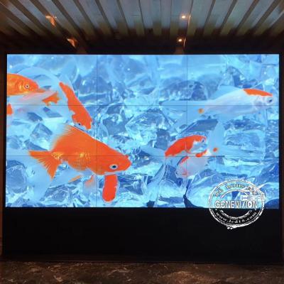 Chine moniteur visuel de vidéo du panneau LD550DUN-TMA1 HDMI/DVI/BNC d'atterrisseur de mur de Signage d'affichage à cristaux liquides Digital de 0.44mm Gap TV à vendre
