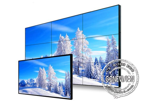 Narrow Bezel Flexible Digital Signage Video Wall 65 Inch Samsung With Front Maintenance