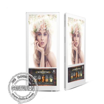 China Elevator Digital Signage 18.5'' Android Advertising Display With Double Screen Wall Mountable for sale