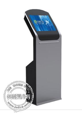 China 19 inch Bank Queue Ticketing Machine Self Service Kiosk Printer NFC Touch Computer Kiosk for sale