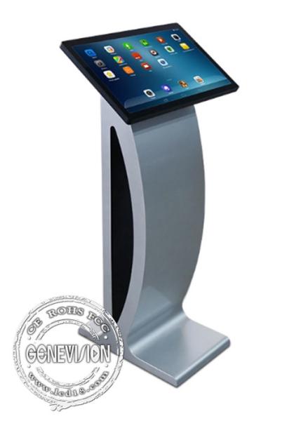 High Brightness Touch Screen Kiosk Stand Displays 15.6