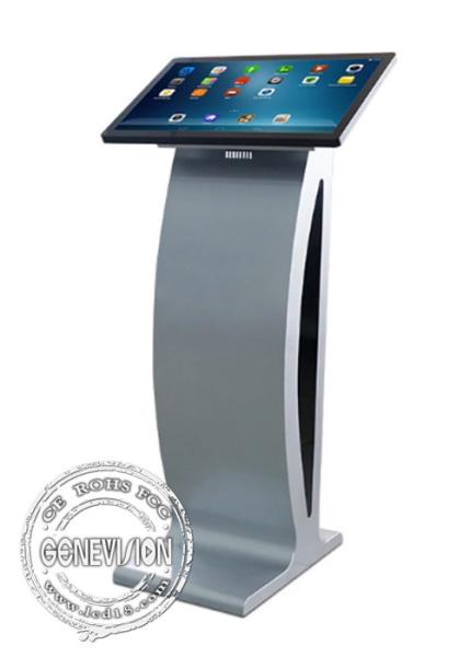 High Brightness Touch Screen Kiosk Stand Displays 15.6