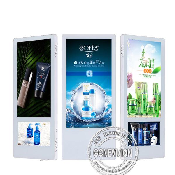 Indoor LCD Elevator Advertising Screen Display Wall Mounted HD 18.5 10 Inch Dual Screen