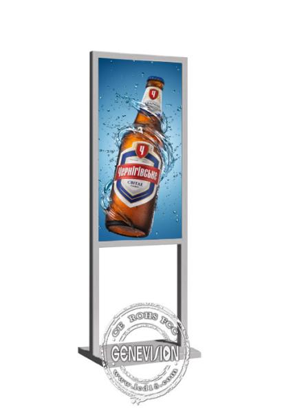 Wifi Indoor Vertical Android Digital Signage Floor Standing Portable Lcd Advertising Totem 43 Inch