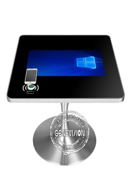 Lcd Display Touch Screen Kiosk Android 5.1 OS Smart Interactive Table 21.5 Inch For Coffee Shop