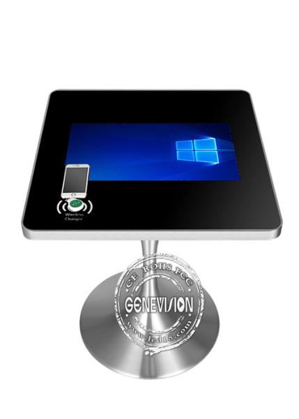 Lcd Display Touch Screen Kiosk Android 5.1 OS Smart Interactive Table 21.5 Inch For Coffee Shop