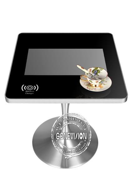 Lcd Display Touch Screen Kiosk Android 5.1 OS Smart Interactive Table 21.5 Inch For Coffee Shop