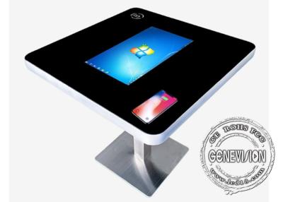 China 22 Inch Interactive Touch Screen Kiosk Coffee Touch Table Support Wireless Charging for sale