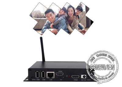 中国 やしサイズの対称的なビデオ壁のための人間の特徴をもつ広告HDのメディア プレイヤー箱HDMI TVのモニター 販売のため