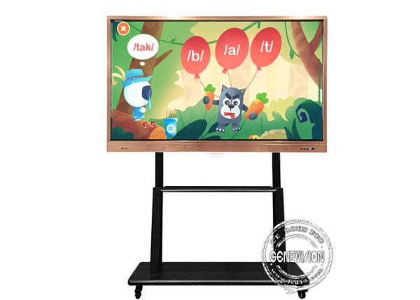 75 Inch Dual System Smart Board Touch Screen IR Interactive Whiteboard