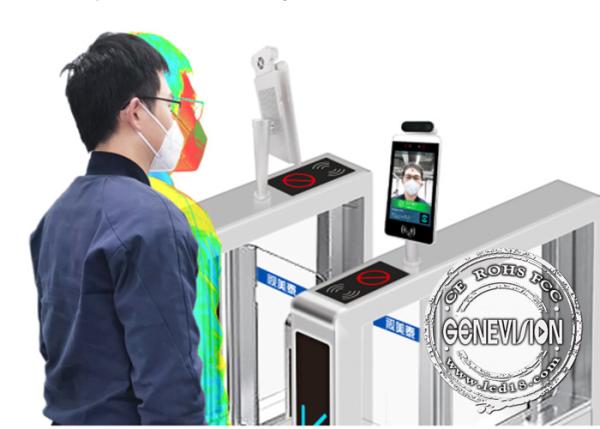 Entrance Access Control EU Digital Covid Certificate Scanner Smart Pass LCD Sreen with Android