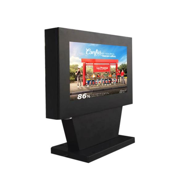 Standing 2500nits IP65 Android digital signage outdoor displays