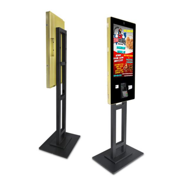 Capacitive Touch 500cd/m2 Self Service Payment Machine with 32inch touch display For Gas Station