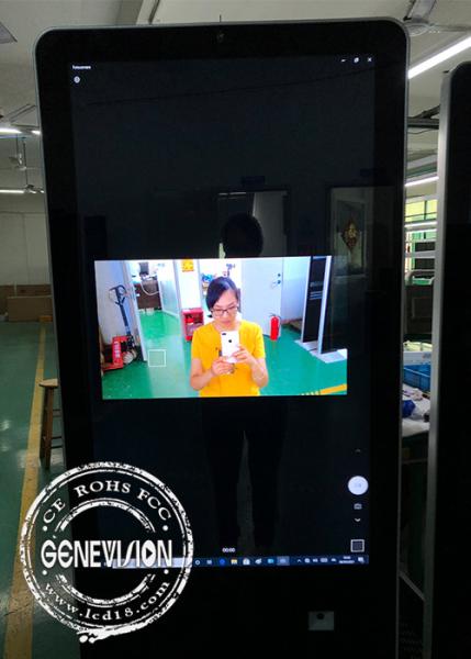 Capacitive Touch Screen Kiosk With Facial Recognition Camera and Microphone