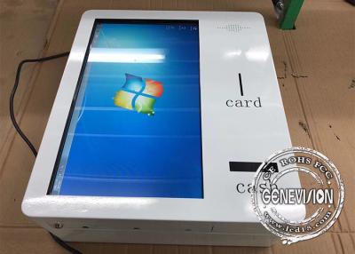China 32 Inch 27 Inch 24 Inch Self Order Self Payment Digital Kiosk With Cash Acceptor Printer Camera Ic Reader Pos Monitor Te koop