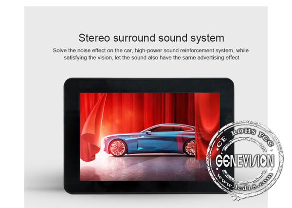 16.7M 10.1 Inch Portable Digital Advertising Media Player For Taxi