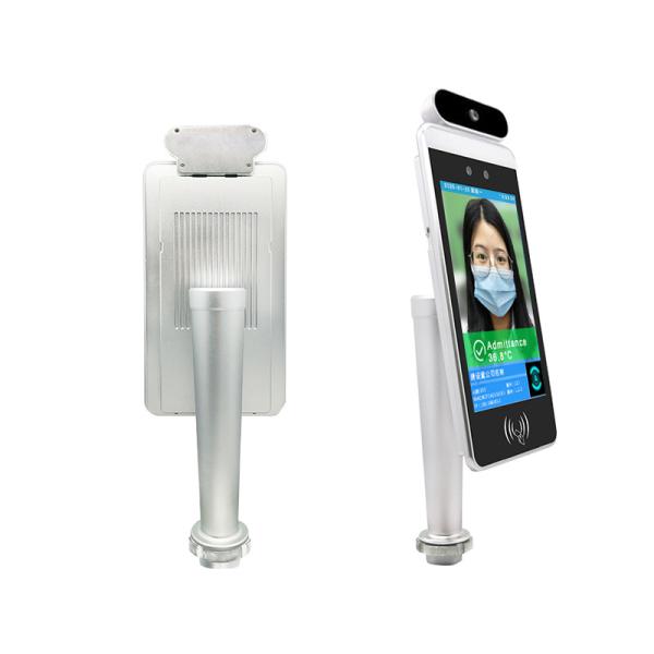 Floor Standing Face Recognition Temperature Measuring Kiosk With 8