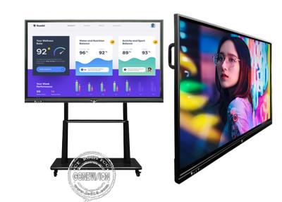 Cina 4K 20 punti a 75 pollici del touch screen LED di lavagna interattiva dello schermo piatto per la conferenza Meetting in vendita