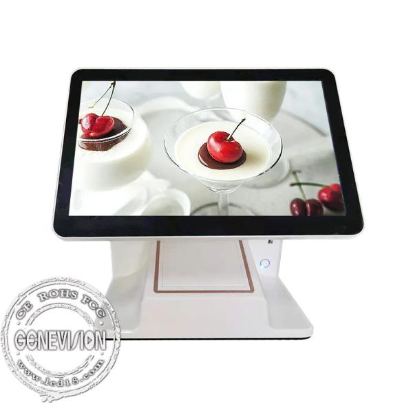 15.6 Inch Touch Screen Self Ordering Kiosk With POS Machine