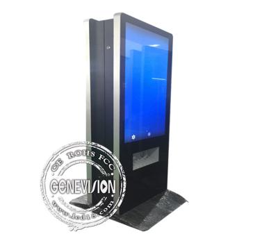 China Dual Screen WiFi LCD Digital Signage 400cd/m2 With Cell Phone Charging Station for sale