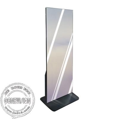China Standing 5mm Thickness Mirror Digital Signage 350cd/m2 for sale