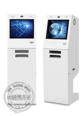 China 21.5 Inch AIO Touch Screen Self Service Kiosk With Document Scanner for sale