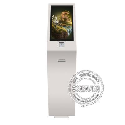 China 21.5 Inch IR Multipoint Touch Screen All In One Kiosk With Printer for sale