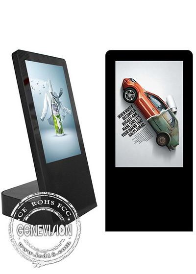 Desktop 8 Inch Single LCD Advertising Player 1280x800 With 20800mAh Battery