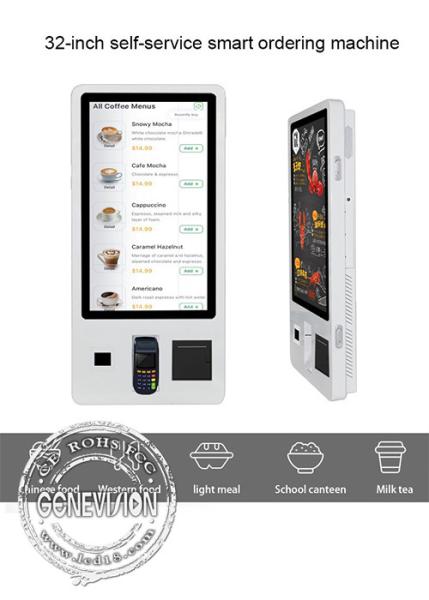 Android / Windows OS WiFi Touchscreen Self Service Payment Kiosk