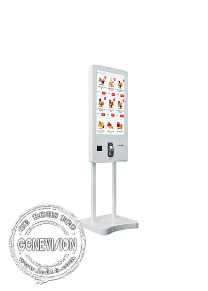 32 Inch Cashless Payment Kiosk Self Order For Fast Food