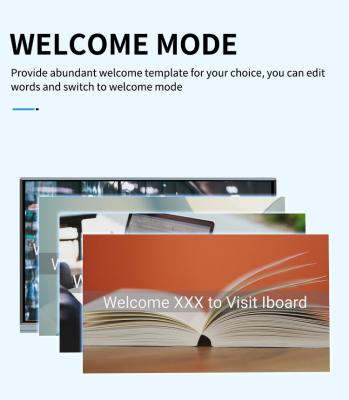 China Smart Interactive Flat Panel Digital Board 98 Inch 20 Touch Points For Training 350cd/M2 for sale
