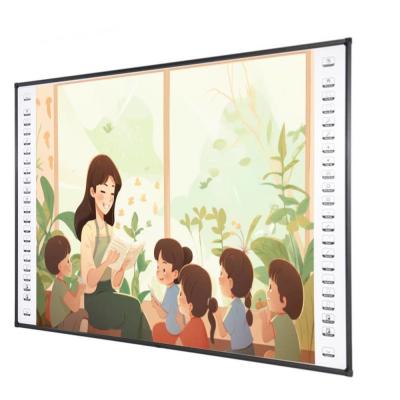China 82 Zoll Infrarot Interaktives Whiteboard mit 10-Punkt-Touch und USB-Anschluss für Smart Classroom zu verkaufen