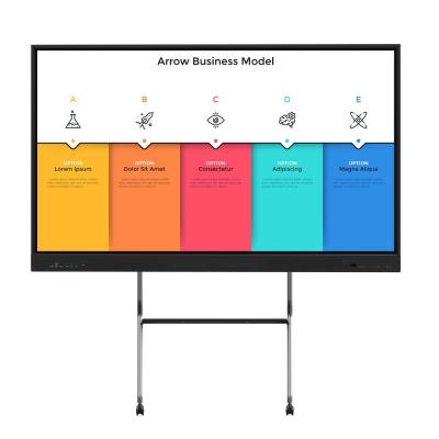 중국 LCD Smart Board Display Meeting Digital Interactive Whiteboard School Teaching Education Electronic 4k Smart Board 판매용