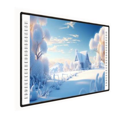 China Interaktives Projektorbrett 4K 82 85 102 Zoll Seitenleiste 10 Berührungspunkte USB PC Stift Finger Schreiben Weißbrett Für Schulen zu verkaufen