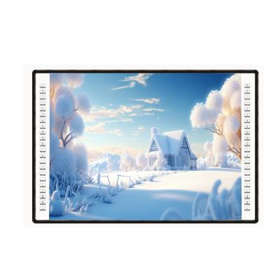 China Interaktives Projektorbrett 4K 82 85 102 Zoll Seitenleiste 10 Berührungspunkte USB PC Stift Finger Schreiben Weißbrett Für Schulen zu verkaufen
