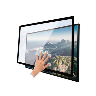 China Aluminum Frame Touch Interpolation Open Frame Overlay 32767*32767 10 Touch Points for TV Video Wall Monitor for sale